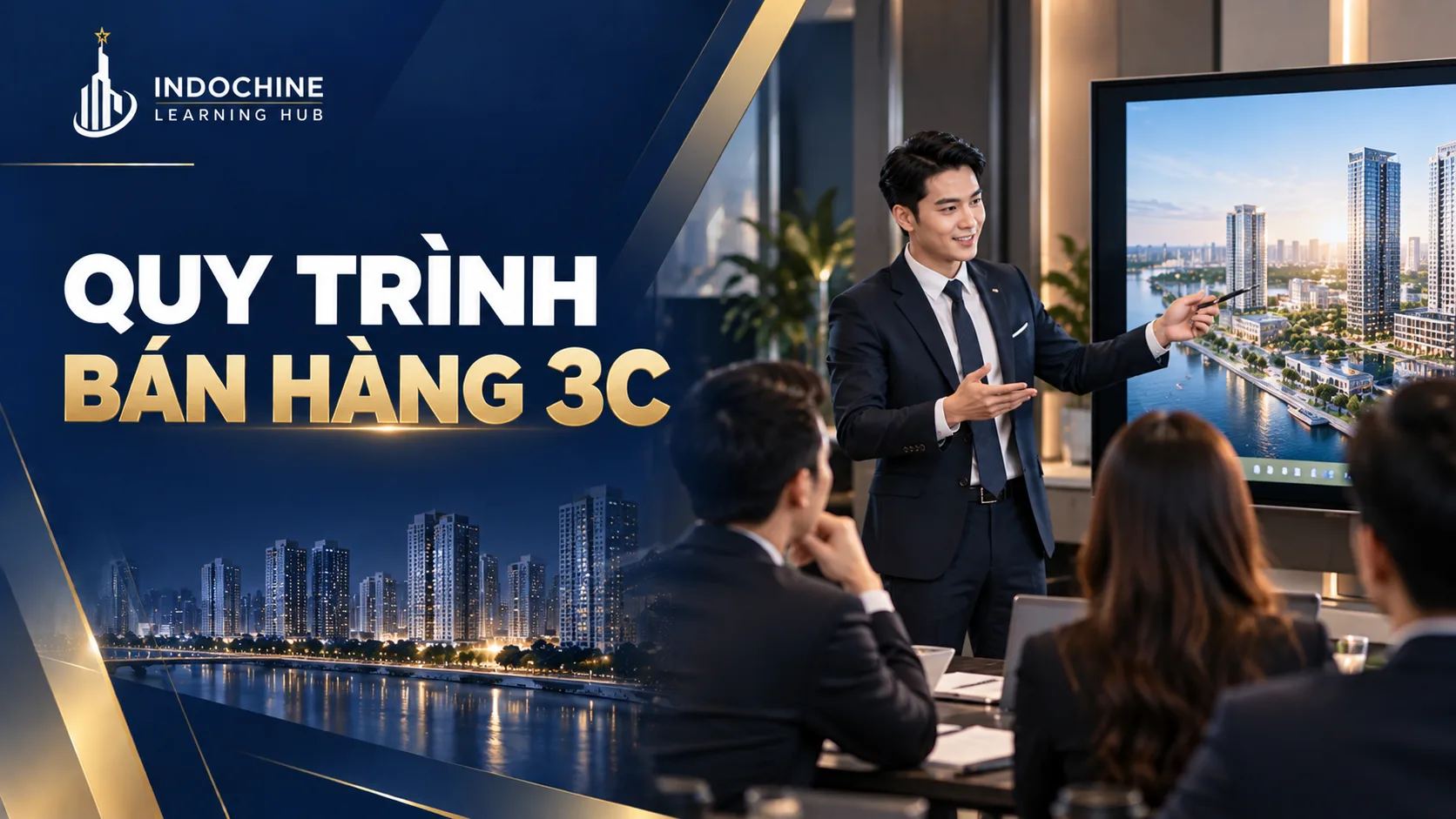 Đào tạo Quy Trình Bán hàng 3C - Trở thành Nhà Môi Giới Bất Động Sản Chuyên nghiệp